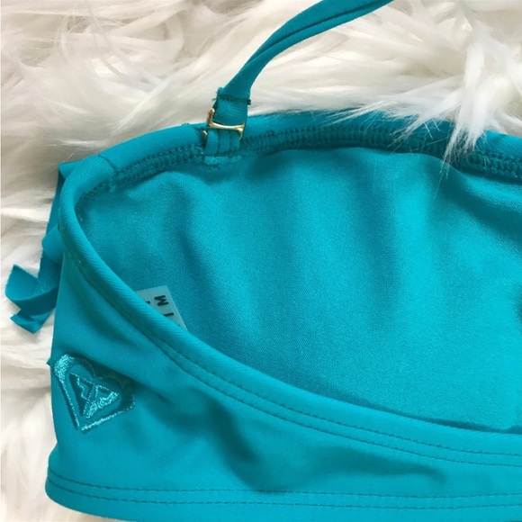 ROXY Caribbean Blue Fringe Bikini Top - Picture 5 of 9